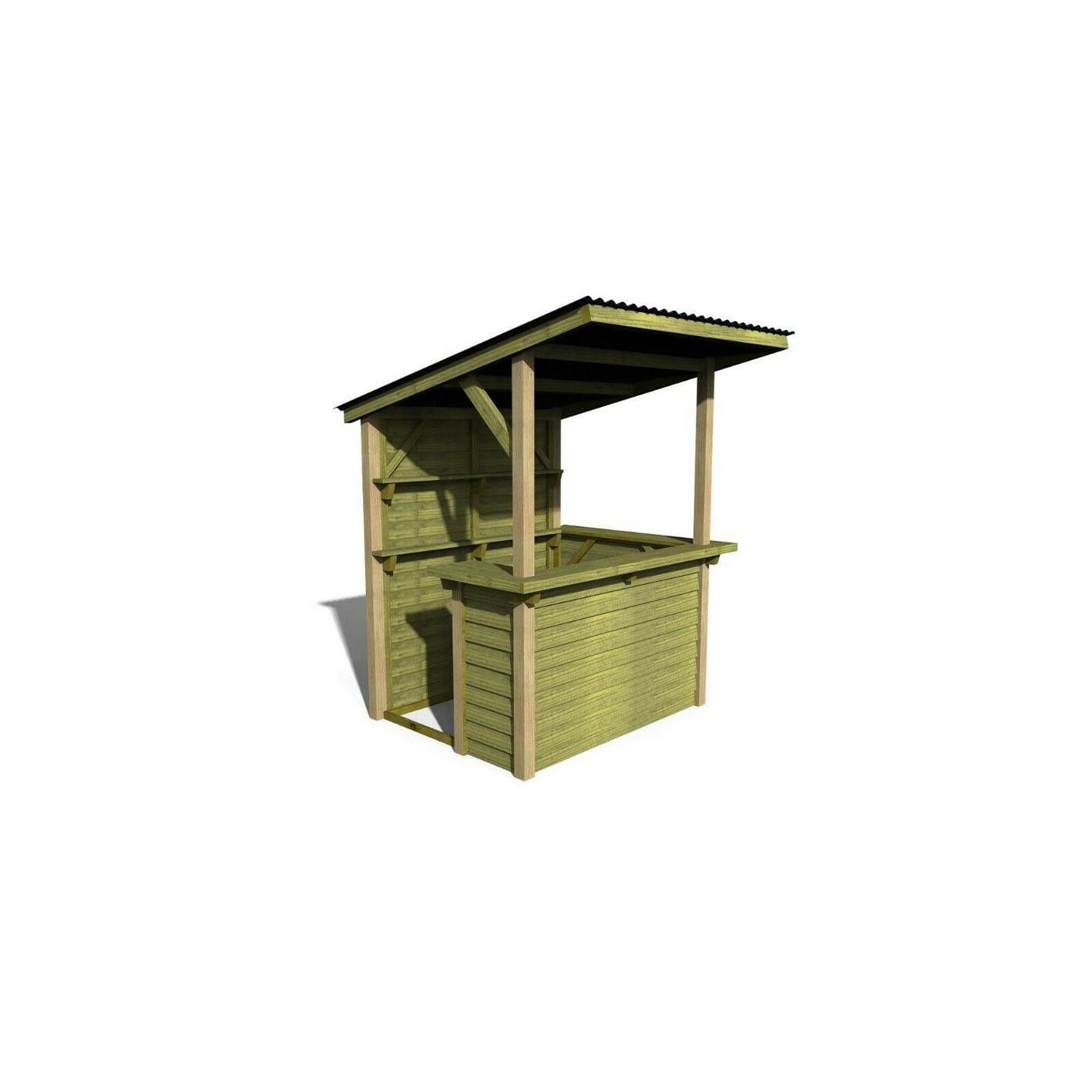 Garden Bar - Outdoor Home Wooden Bar Kit