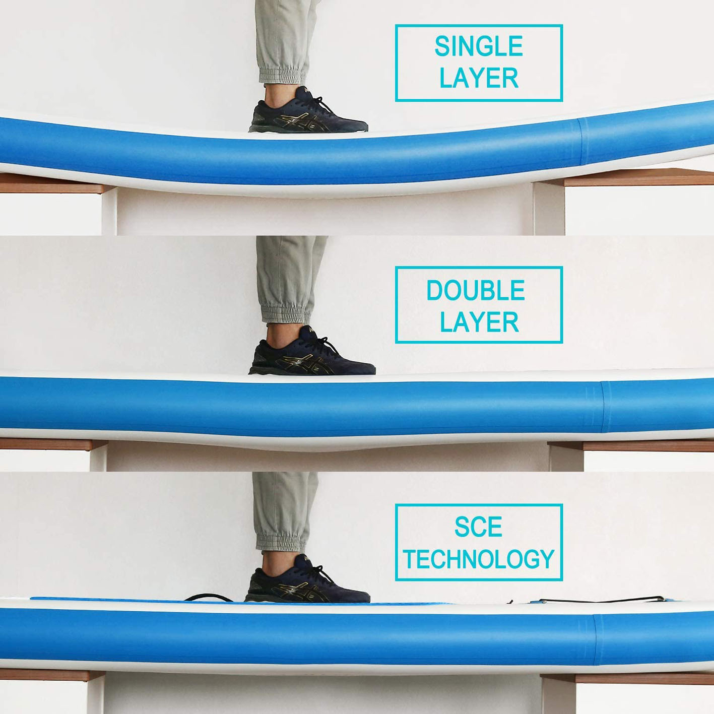 Goosehill Inflatable Stand Up Paddle Board, Premium SUP Package, 10′ Long 32′′ Wide 6′′ Thick, Patterns Open for Customization