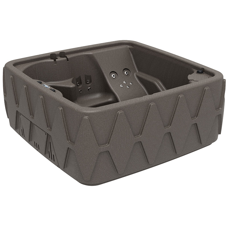 Elite 500 5-Person Lounger Plug and Play with 29 Stainless Jets, Ozone, and LED Waterfall by AquaRest Spas