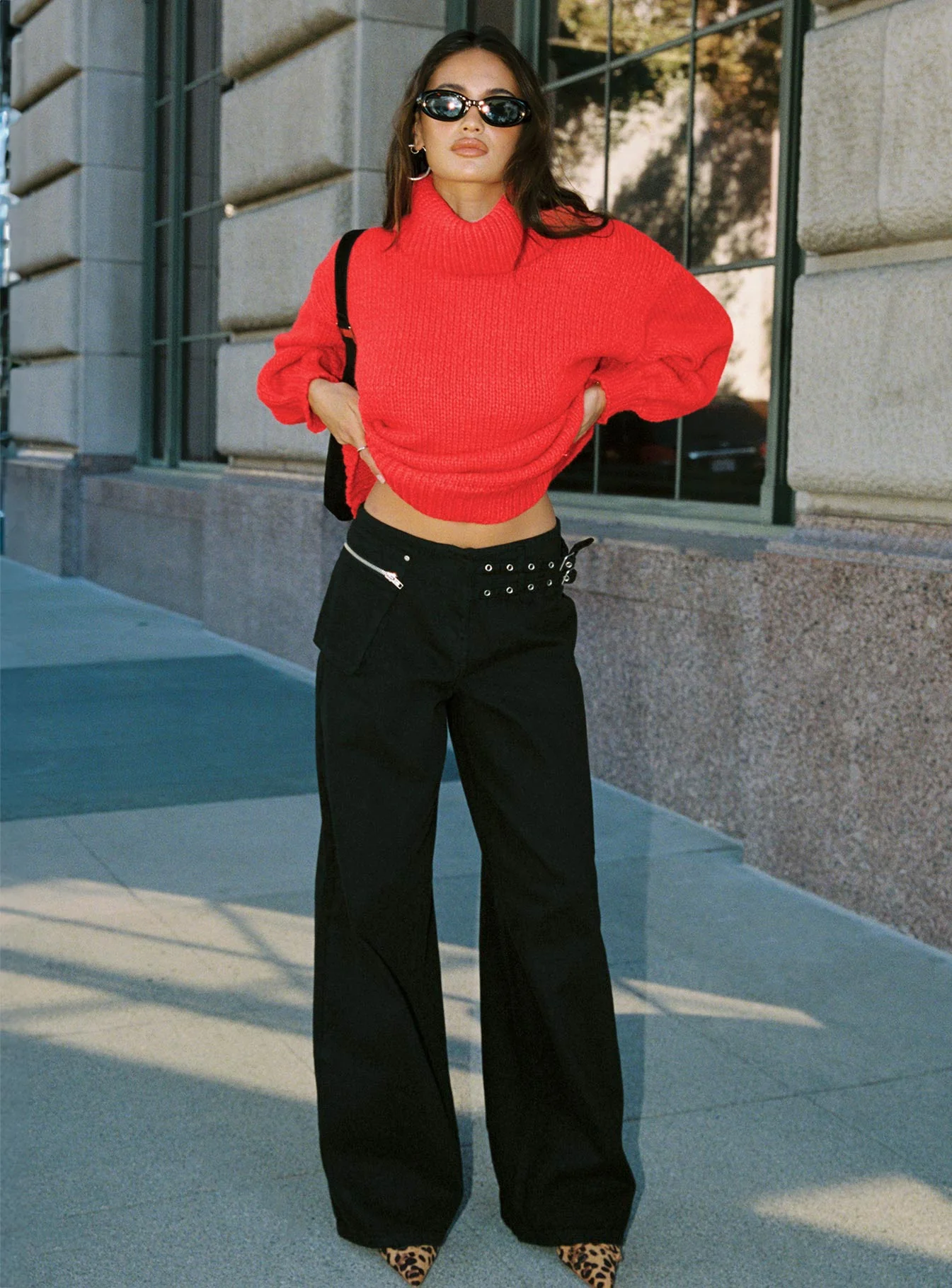Paltrow Cargo Jeans Black