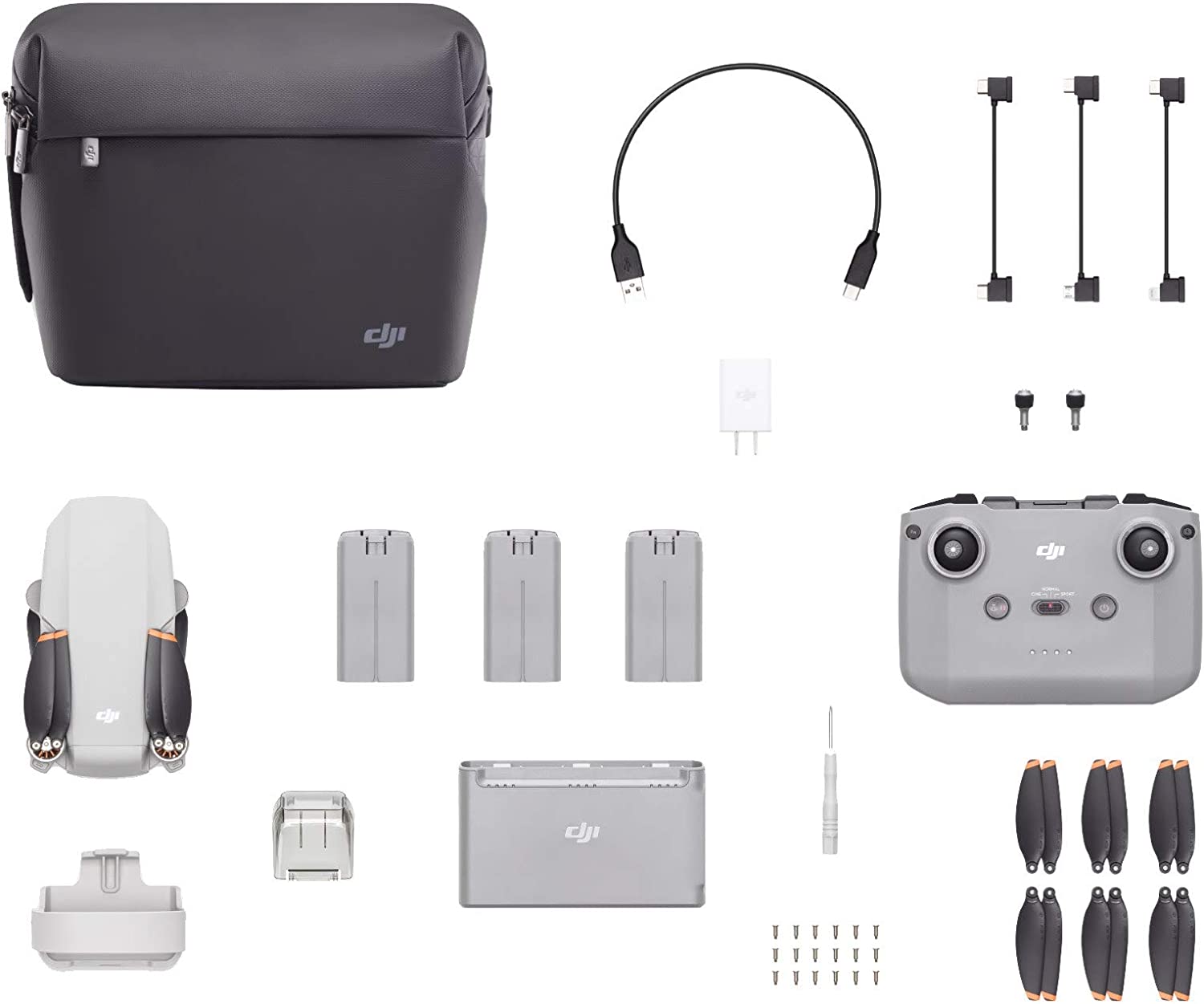 DJI Mini 2 Fly More Combo – Ultralight and Foldable Drone for Adults and Kids