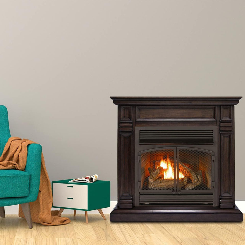 Duluth Forge FDF400T-ZC Dual Fuel Ventless Fireplace