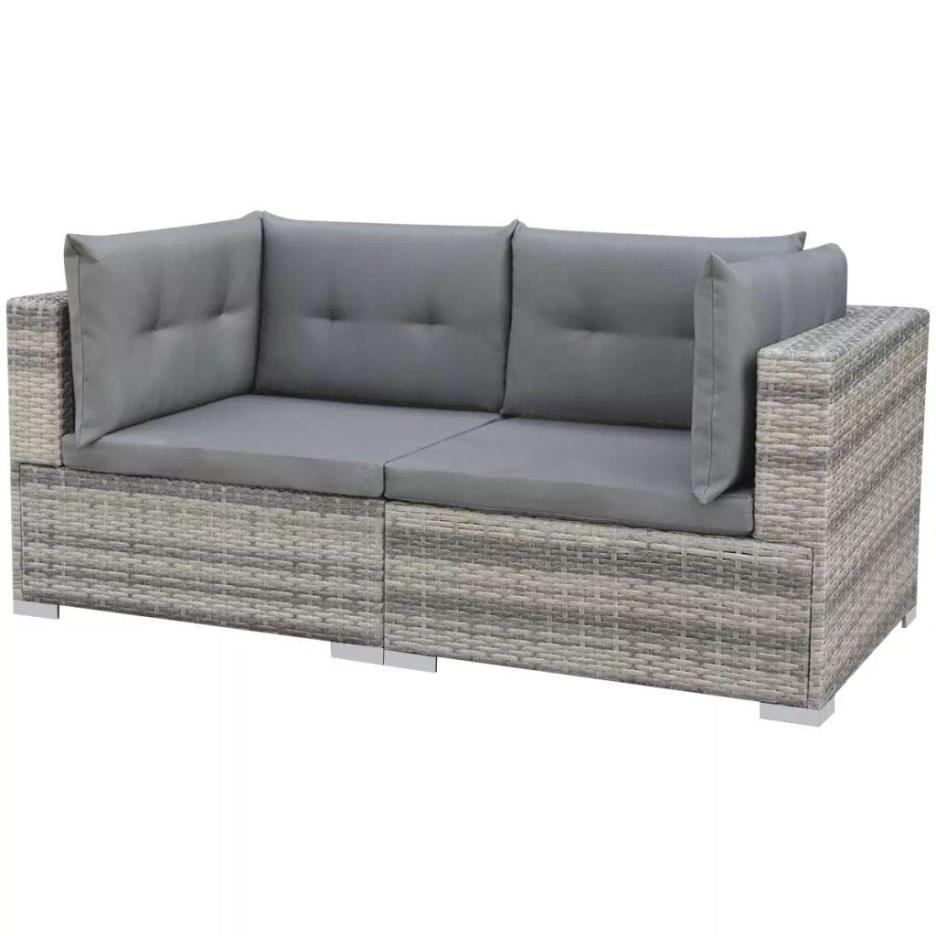 32 piece garden sofa set. Set garden sofa poly rattan garden leisure furniture outdoor garden set including corner sofa element, coffee table, stool and cushion
