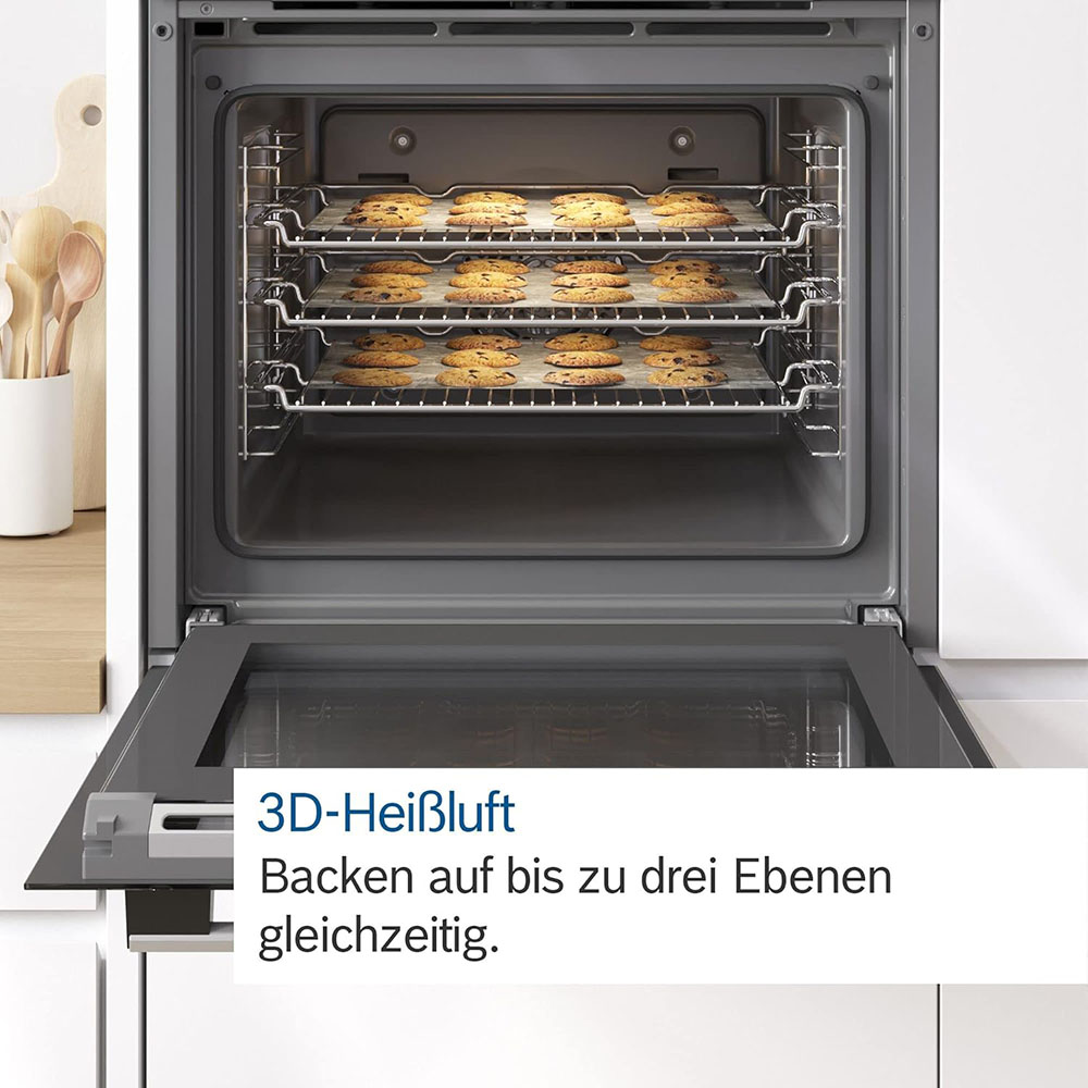 Bosch HBG5780S0 Series 6 Microwave Oven, Stainless Steel, 71 liters