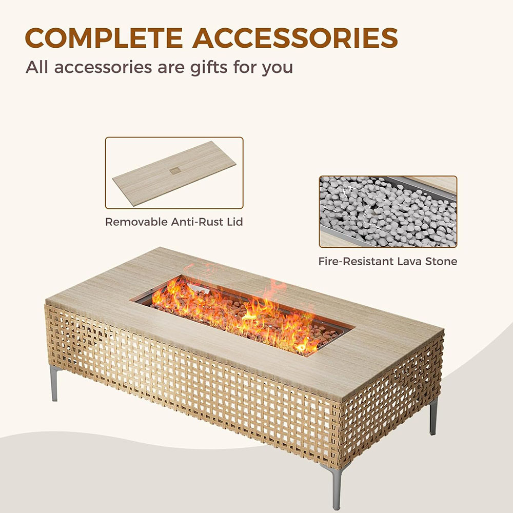 Grand patio 16-Piece Patio Furniture Set with 47