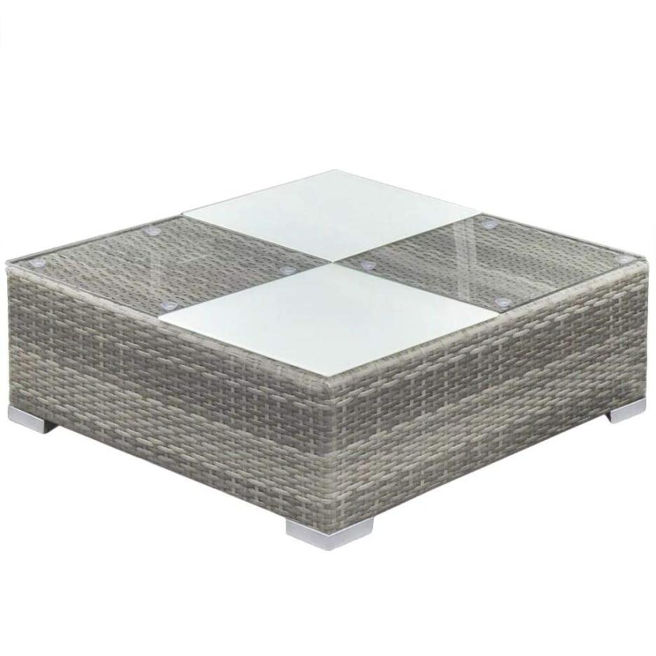 32 piece garden sofa set. Set garden sofa poly rattan garden leisure furniture outdoor garden set including corner sofa element, coffee table, stool and cushion