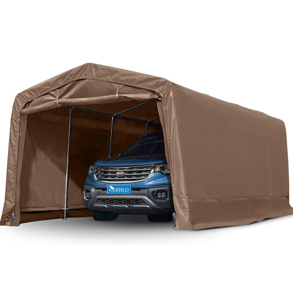 KING BIRD  Heavy Duty Anti-Snow Carport for SUV, Full-Size Truck and Boat, Storage Car Canopy Car Tent Outdoor Instant Garage Boat Shelter