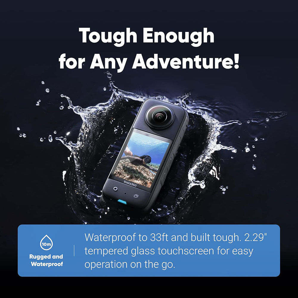 Insta360 X3 Kit Ultimate 360 Waterproof Action Cam