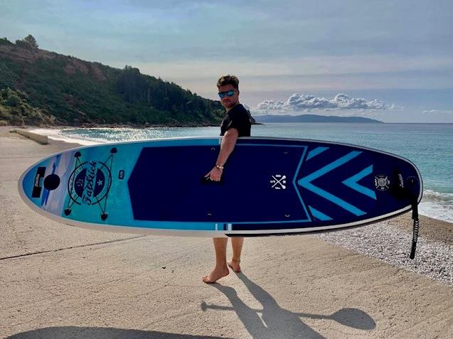 PURE ART 10’6 INFLATABLE PADDLE BOARD SUP PACKAGE