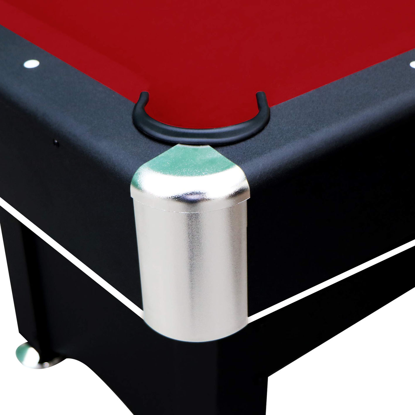 Hathaway Spartan 6-Ft Pool & Table Tennis Multigame Table for Family Recreation Game Rooms with Red Felt Playing Surface, All Accessories Included - Black Finish, 72