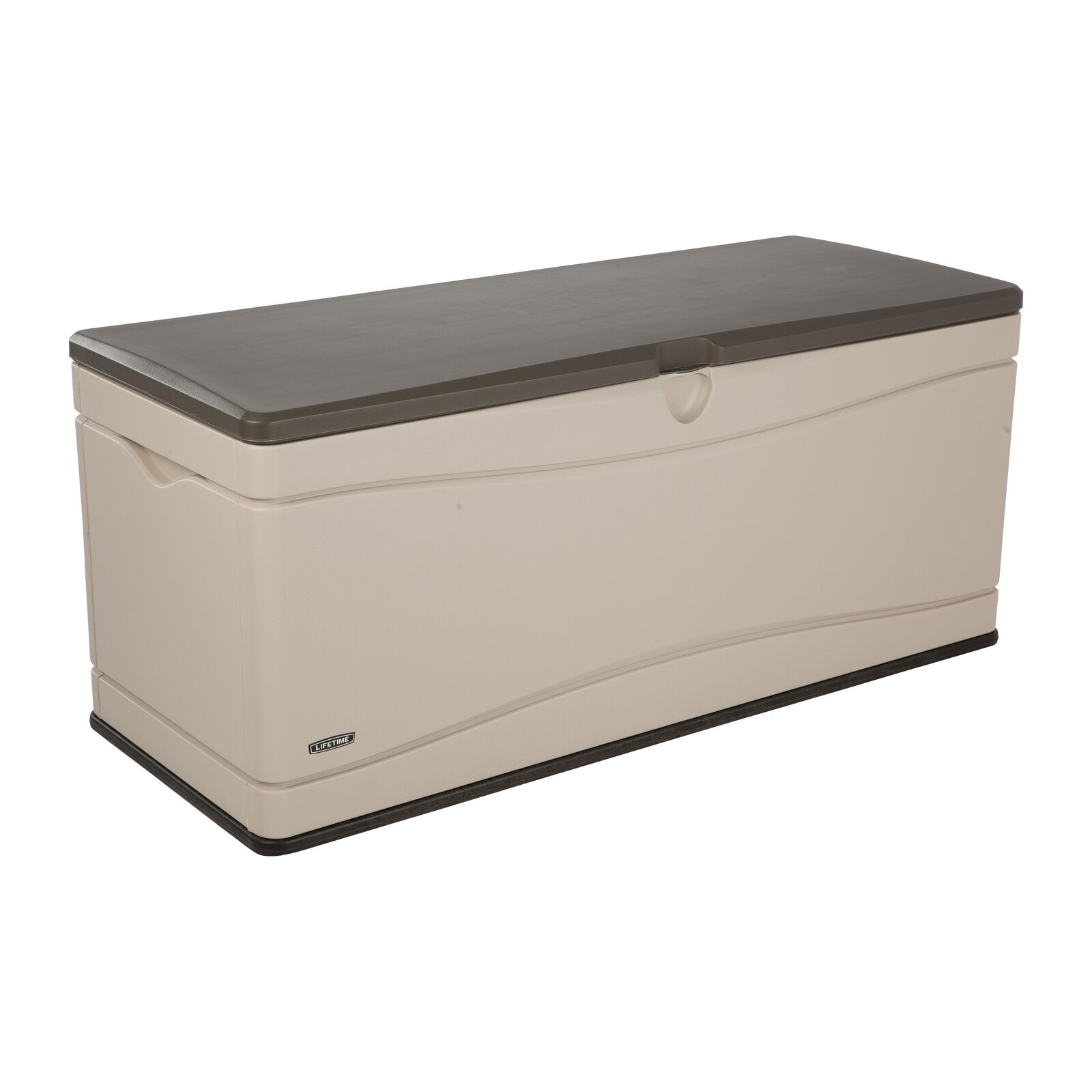 【Storage Shed】Lifetime 130 Gallons Gallon Water Resistant Plastic Lockable Deck Box