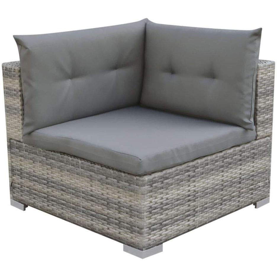 32 piece garden sofa set. Set garden sofa poly rattan garden leisure furniture outdoor garden set including corner sofa element, coffee table, stool and cushion