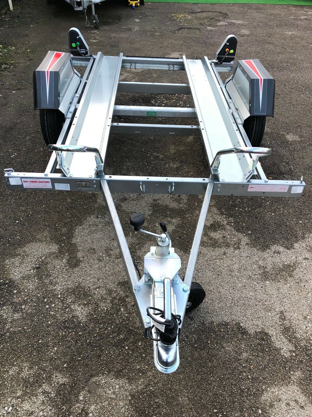 Brand New Erde CH451 Double Double Motorcycle Bike Motorcycle Trailer