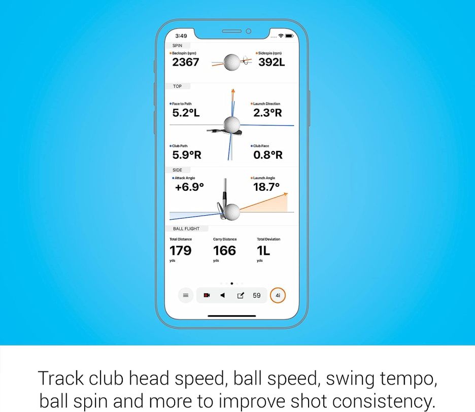 Garmin Approach R10, Portable Golf Launch Monitor, Take Your Game Home, Indoors or to the Driving Range, Up to 10 Hours Battery Life