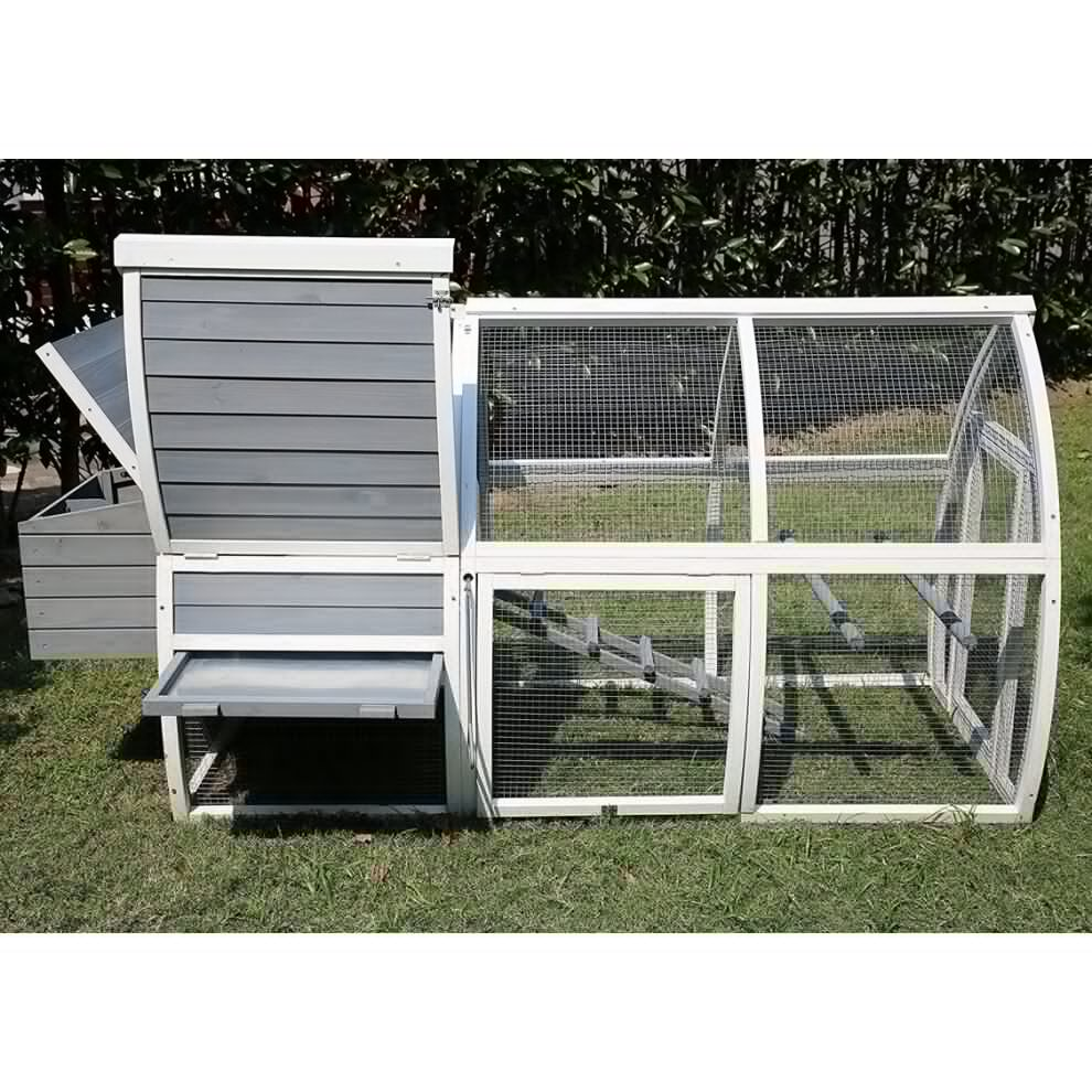 Pets Imperial Grey Dorchester Chicken Coop Nest Box Rabbit Hutch Run