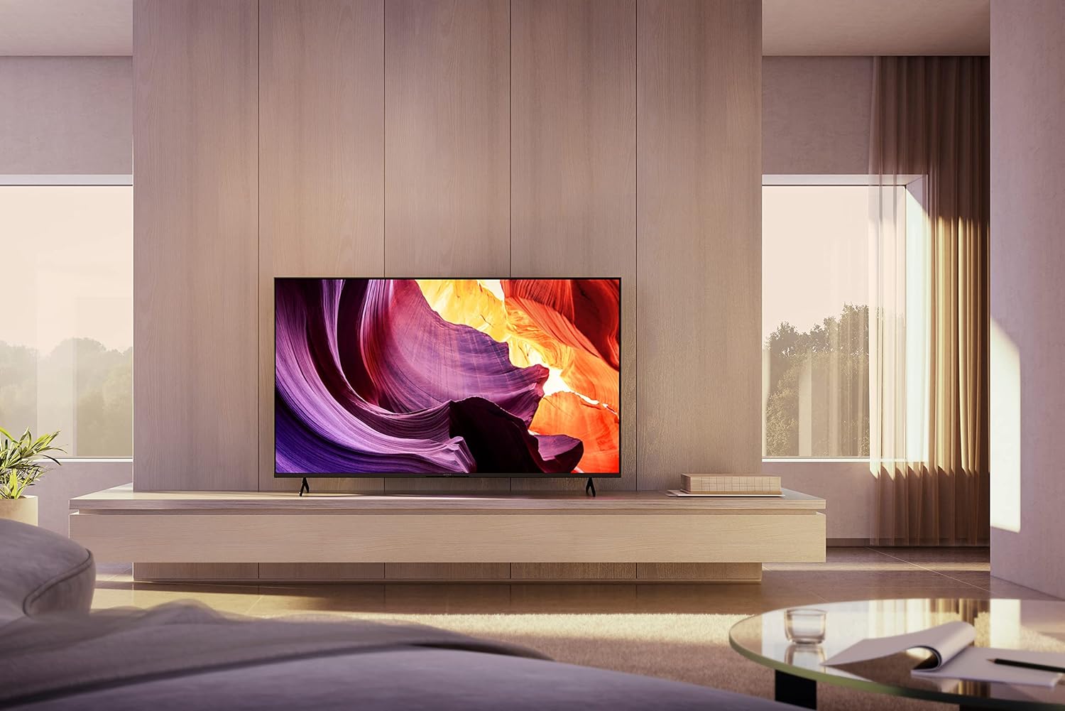 Sony BRAVIA KD-65X80K - 65-inch - LCD - 4K Ultra HD (UHD) - High Dynamic Range (HDR) - Google TV - (Black, 2022 model)