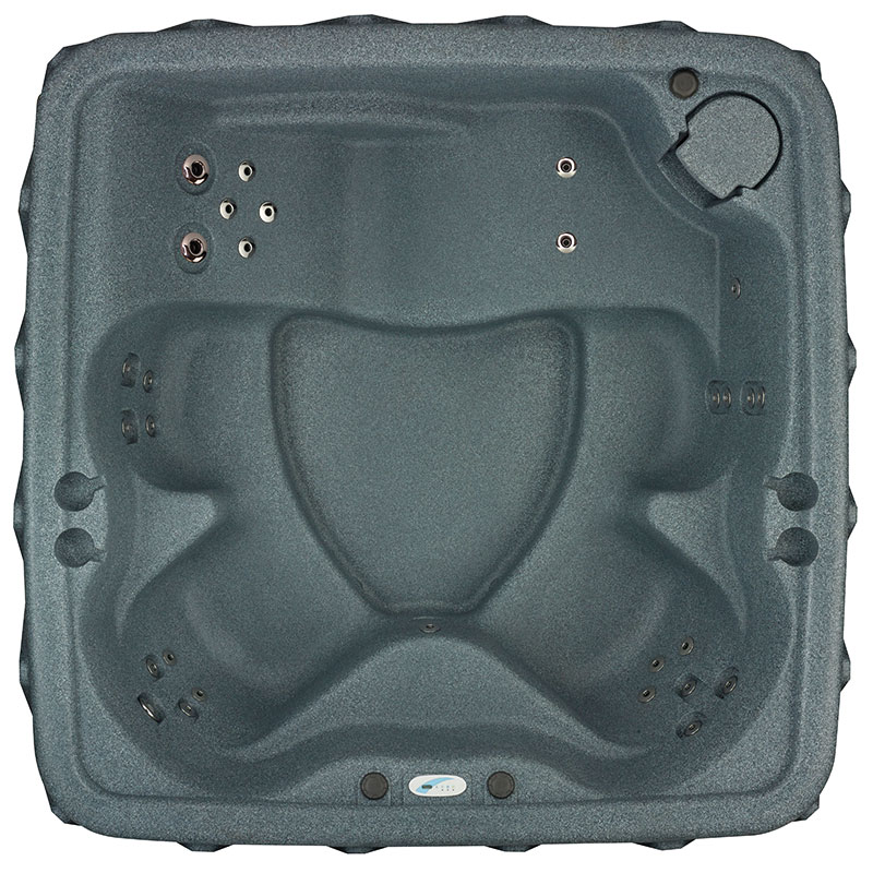 Elite 500 5-Person Lounger Plug and Play with 29 Stainless Jets, Ozone, and LED Waterfall by AquaRest Spas
